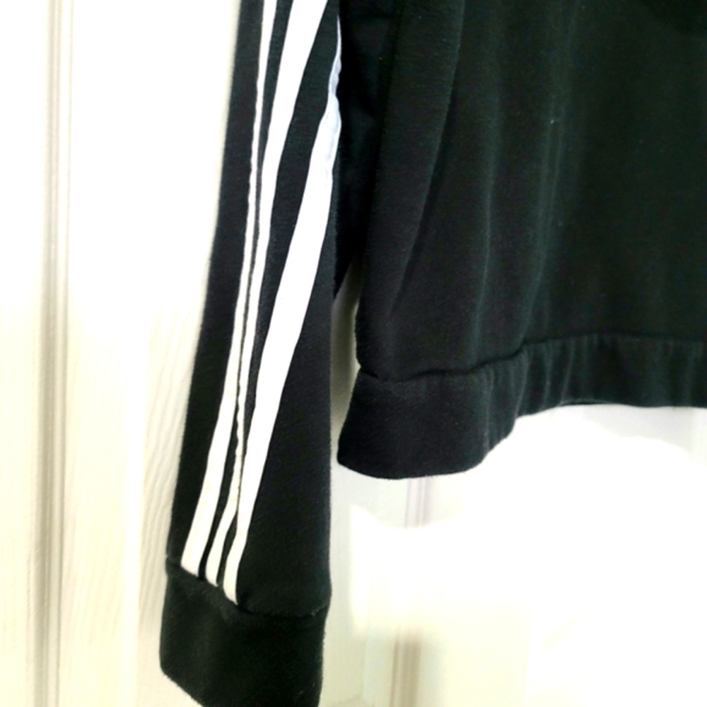 Adidas Youth Pull-Over Crop Hoodie Size L - Picture 12 of 15